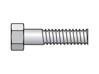 Inch Standard Twin Series BCPT Hex Head Bolt for Cover Plate