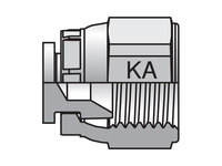 Komatsu® 30° Flare Metric Thread FNMKA