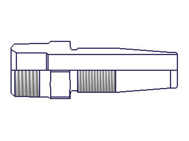 Field Attachable Nipple Male NPTF Pipe - Rigid - Straight 30 Series 0130