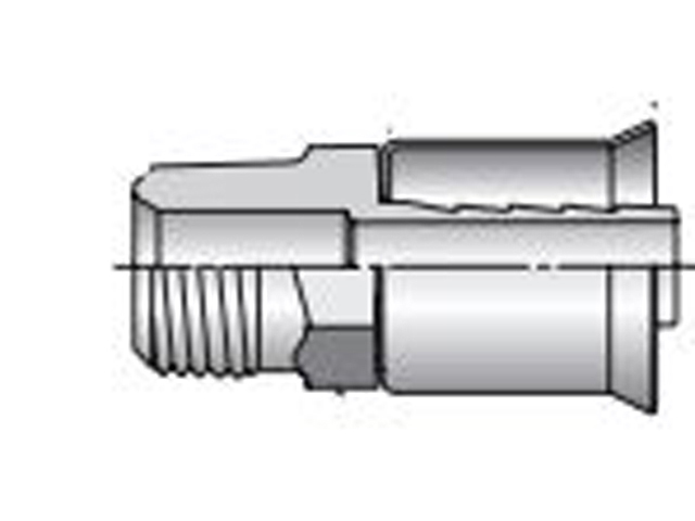 Parkrimp Permanent Male NPTF Pipe - Rigid - Straight 25 Series 10125