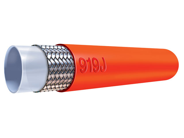 Medium Pressure Fluoropolymer (Teflon®) Silicone Jacketed Hose 919J Series