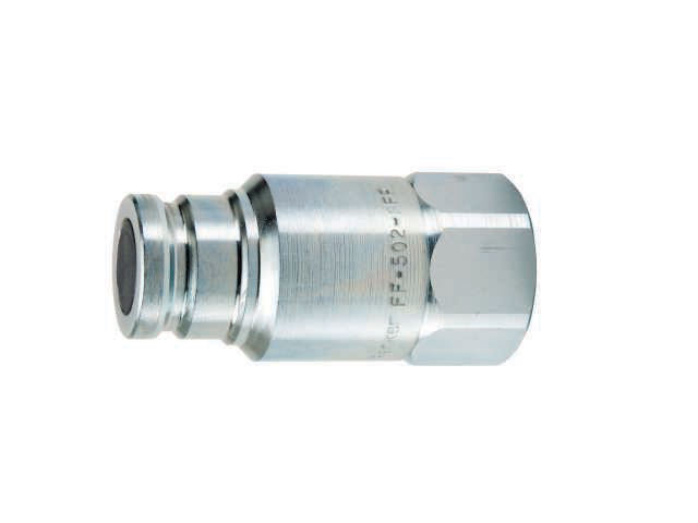 Hydraulic Non-Spill FF Series Nipple - Female Pipe