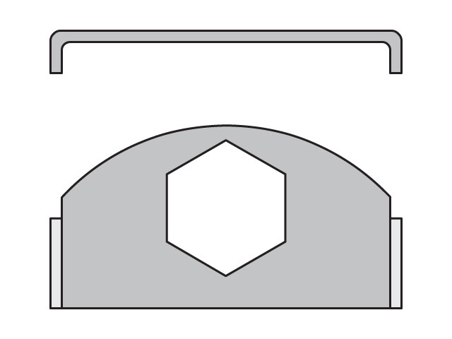 Locking plate for clamps Metric Standard Series SBA Locking Plate