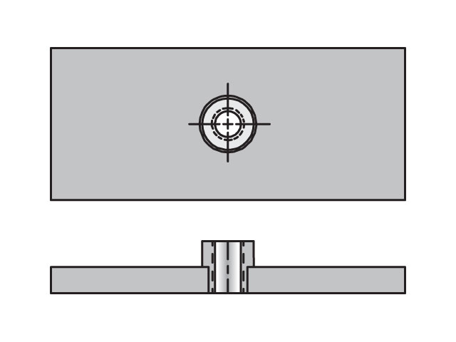 Inch Standard Twin Series WPT Weld Plate Twin