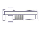 0630-4-4C Field Attachable Nipple Female JIC 37° - Swivel - Straight 0630-4-4C 30 Series 0630