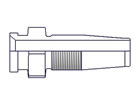 0642-5-5 Field Attachable Nipple Female JIC 37° - Swivel - Straight 0642-5-5 42 Series 0642