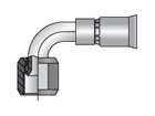 Parkrimp Permanent Female JIC 37° - Swivel - 90° Elbow - Short Drop 91N Series 13991N