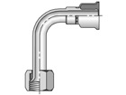 Parkrimp Permanent Female JIC 37° - Swivel - 90° Elbow - Long Drop 26 Series 14126