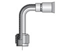 14191N-5-5 Parkrimp Permanent Female JIC 37° - Swivel - 90° Elbow - Long Drop 14191N-5-5 91N Series 14191N