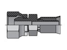 Parkrimp Permanent Female BSP Parallel Pipe - Swivel - Straight (60° Cone) 91N Series 19291N