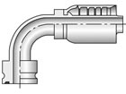1X977-16-16 Parkrimp Permanent Flange – 90° Elbow – Full flange system for Code 61 or Code 62 1X977-16-16 77 Series 1X977