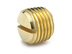 220P-2 Inch Slotted Head Plug - Brass Fittings and Adapters 220P-2 Pipe Fitting 220P