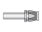 Field Attachable Shell & Nipple Male Standpipe - Rigid - Straight (Inch Size Tube O.D.) 90 Series 23490