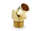 279HB-16-12 Beaded Hose Barb 45° Elbow Tube to Male Pipe 279HB