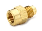 46F-2-2 Parker 45° Flare Brass Female Connector - Ref. SAE J512 and J513 010103 46F-2-2 Female Connector 46F