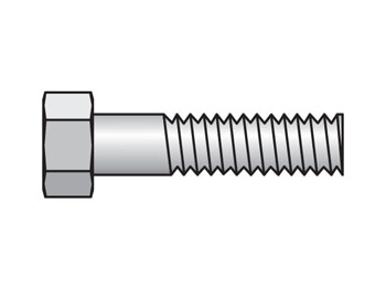 BCPT-1 Match hex head bolt for cover plate to clamp halves group number for proper selection BCPT-1 Inch Standard Twin Series BCPT Hex Head Bolt for Cover Plate