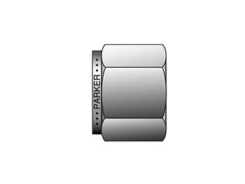 3 BZ-SS Instrumentation Tube Fitting Accessory - Tube Nut for use with Inch Tubing 3 BZ-SS CPI Inch Tube Nut - BZ