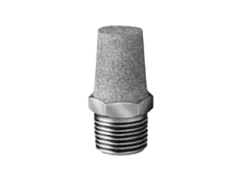 EM37 EM Sintered Bronze Muffler for use in Pneumatic Systems EM37 EM Sintered Bronze Muffler