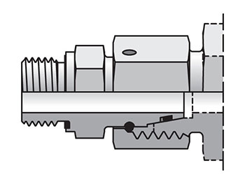 EGE06LMEDCF EO/EO-2 Straight Swivel, Swivel Connector - EGE-M-ED