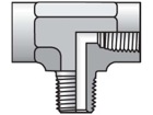 1/8 MMS-B Pipe & Port Tee MMS