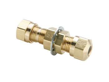 62NBH-3 Union Bulkhead - Compression Transportation Fitting 62NBH-3 Air Brake-NTA 62NBH