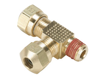 VS271NTA-4-2 Male Run Tee - Compression Transportation Fitting VS271NTA-4-2 Air Brake-NTA VS271NTA