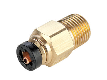 68PTC-3-2 Male Connector - Push-to-Connect Transportation Fitting 68PTC-3-2 PTC Metal 68PTC