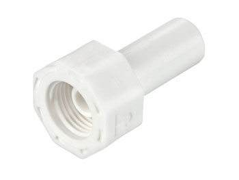 AW6TFA9-MG Stem Adapter Female Faucet - Push-to-Connect Water & Beverage Fitting AW6TFA9-MG TrueSeal TFA