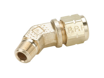179VL-6-4 Female Elbow 45° - Compression Transportation Fitting 179VL-6-4 Vibra-Lok 179VL