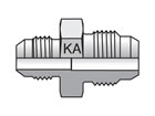 6-6XHMKAS Komatsu® 37° Flare to Komatsu Style 30° Flare XHMKA