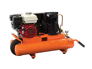 XTA5590856.01 5.5 HP Honda Powered Cast Iron Pump 8 Gallon Wheelbarrow Compressor